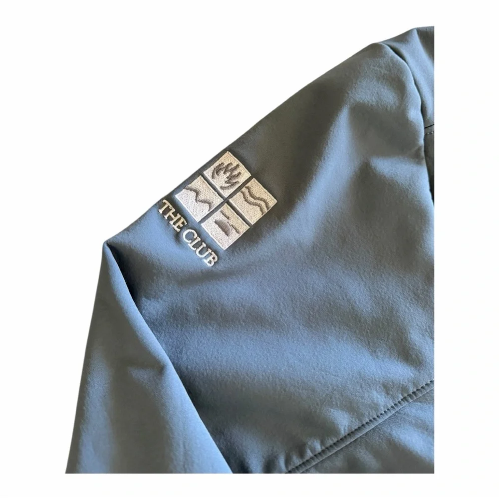 NWT Dunning Golf Men’s Vesey Bonded Jacket‎ XL Embroidered Wildfire/The Club